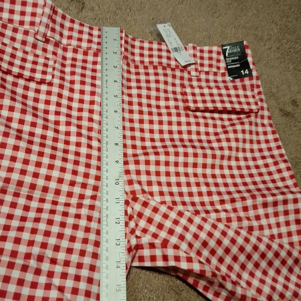NWT/7th Ave New York and company red and Bermuda shorts/size 14